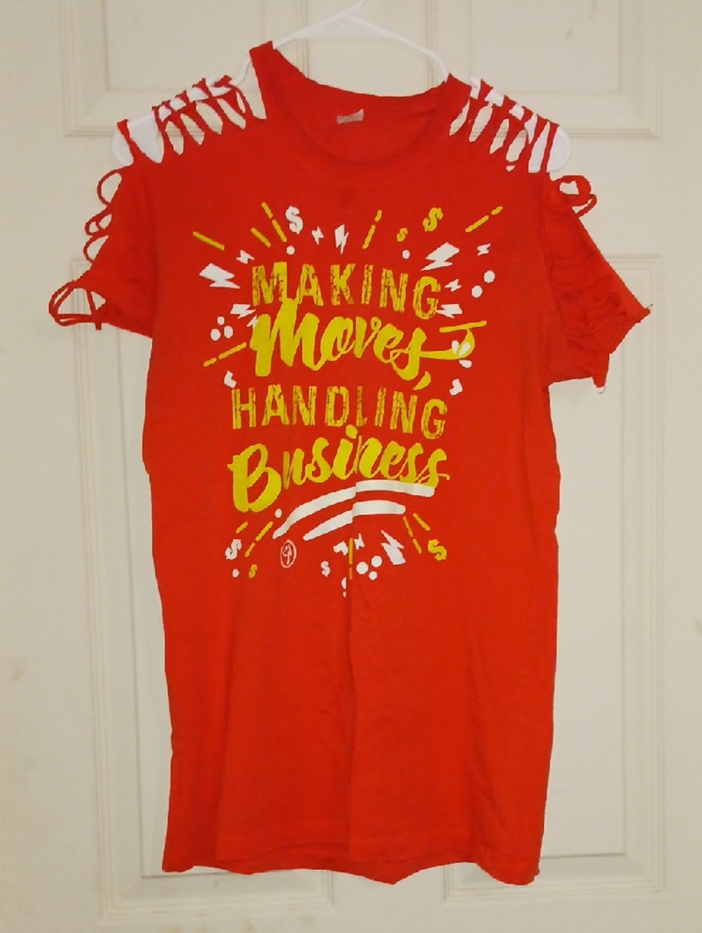 Making Moves Red Girls' Graphic Top
